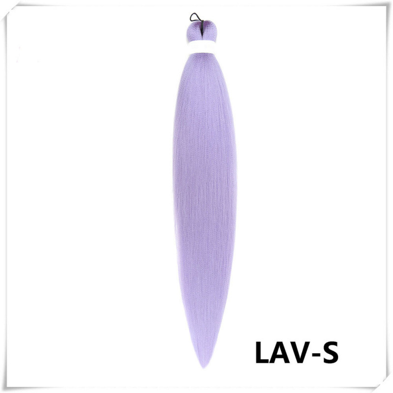 Fijo de baja temperatura de agua caliente FR Easy Braid Fibra química Trenza sucia Multicolor Negro Pechón suave y esponjoso