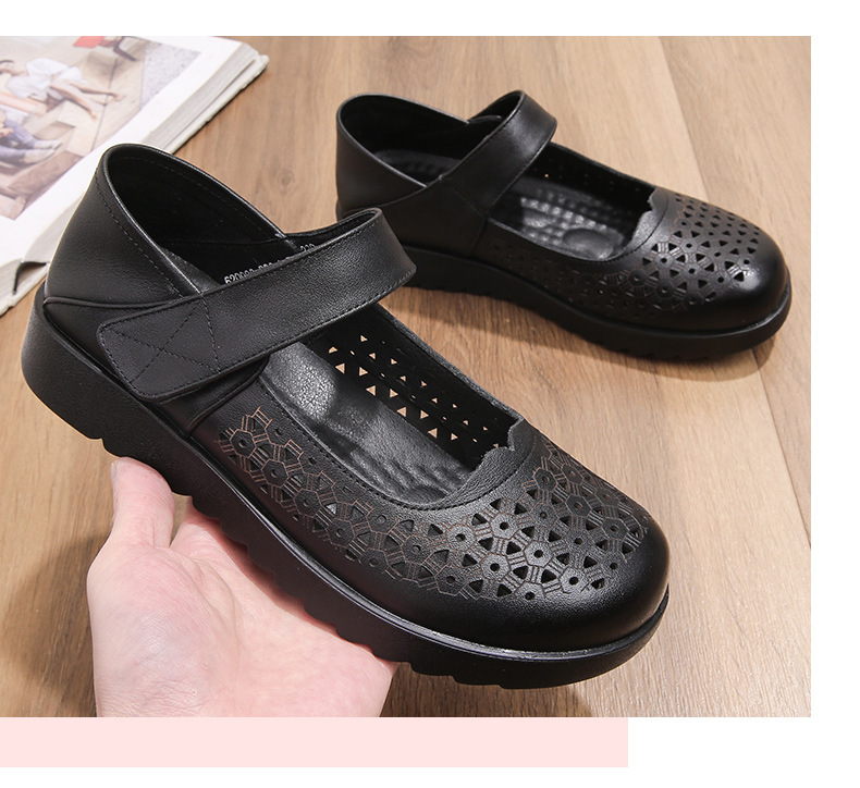 C4664 1380K GIÀY DÉP SANDAL NỮ RUITDT ĐẾ MỀM MÙA HÈ TRUNG NIÊN MA SÁT CHỐNG TRƯỢT GIÀY DÉP NỮ DA BÒ G04 SẢN PHẨM MỚI