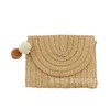 Small clutch bag, one-shoulder bag, straw shoulder bag