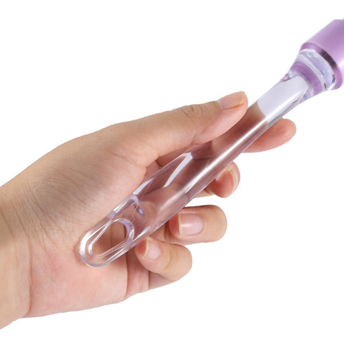 10-inch manual transparent handle silicone egg beater cake cream mixer egg beating baking gadget