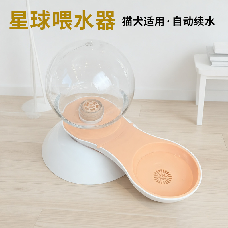 Gato y perro bebedor de agua automático de alta capacidad alimentación de agua planetaria anti-volca tazón de alimentación de agua