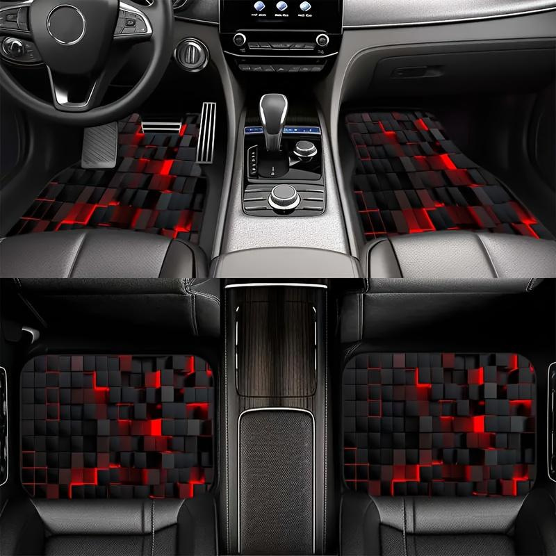 Cross-Border Hot-Selling Pattern Printed Car Floor Mats, Stain-Resistant, Water-Absorbent and Non-Slip Four-Piece Set, Etc. Can Be Shipped on Behalf of Others