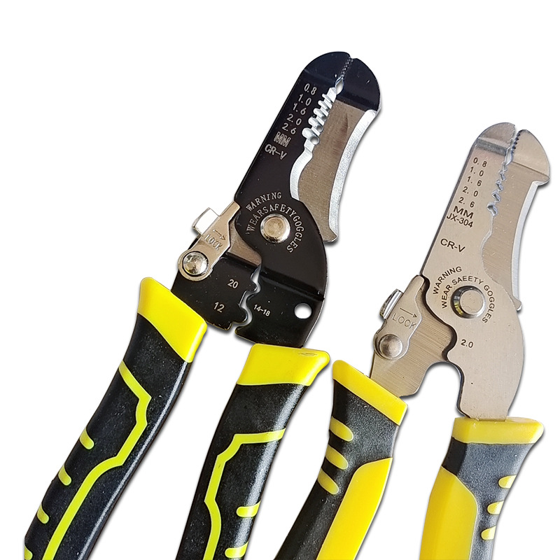Jushun Pelacables electricista especial multi-función pelar alicates cable dial Alicates que prensan alicates terminales