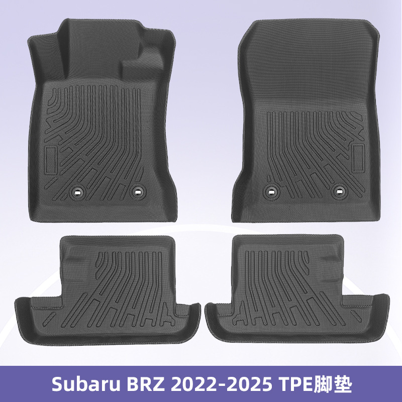 Para Subaru BRZ 2022 - 2025 3D todo el tiempo TPE almohadilla de pie almohadilla de maletero