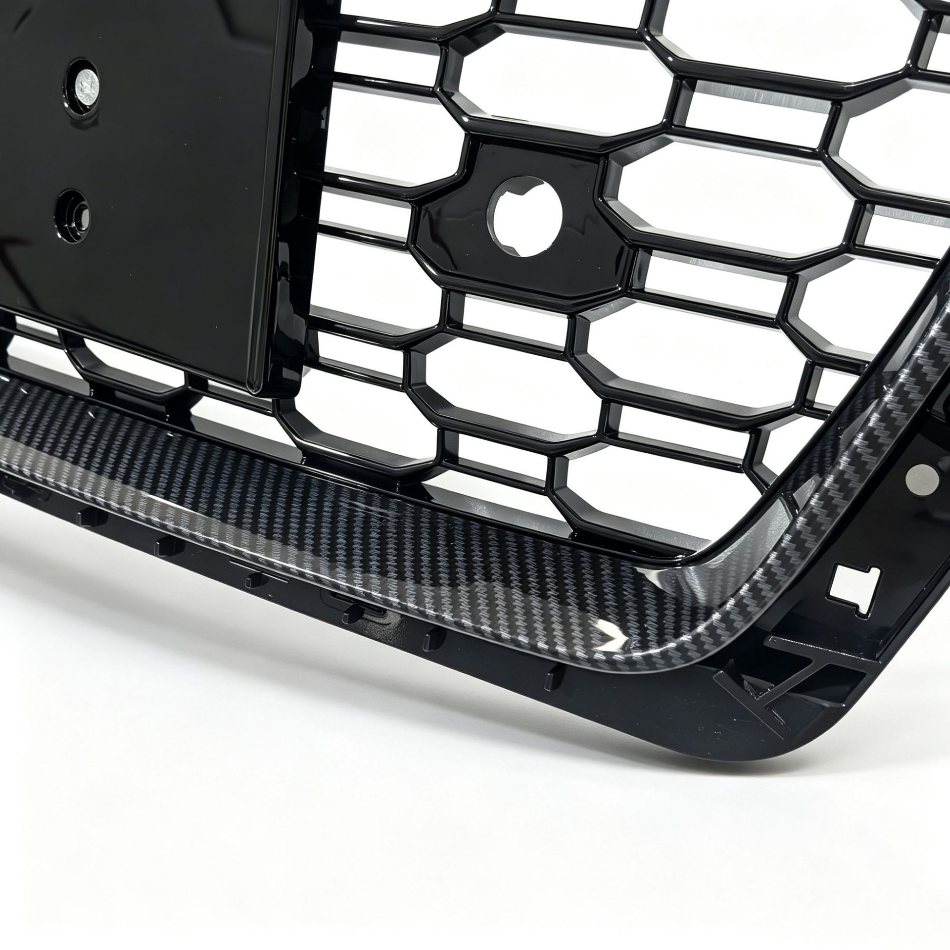 Suitable for 2018-2019 Audi A5/S5 B9 carbon fiber pattern RS5 honeycomb grille
