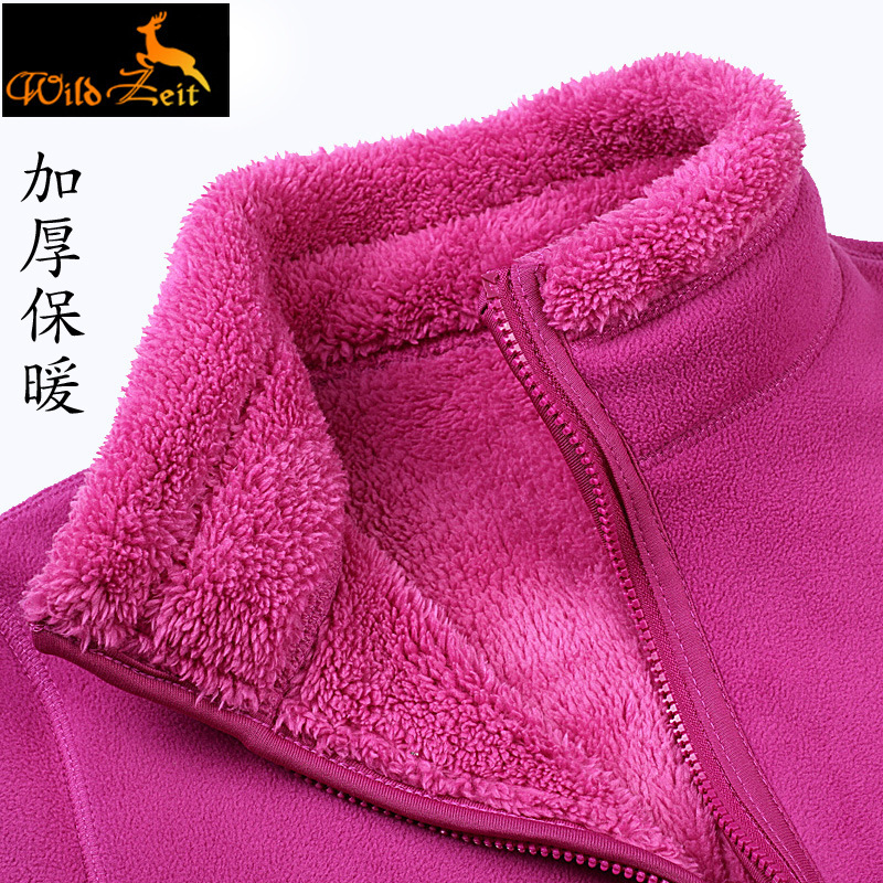 [Clearance Sale] Reversible Thick Fleece Jacket for Women and Men, Outdoor Wear, Loungewear, Warm Clothing
