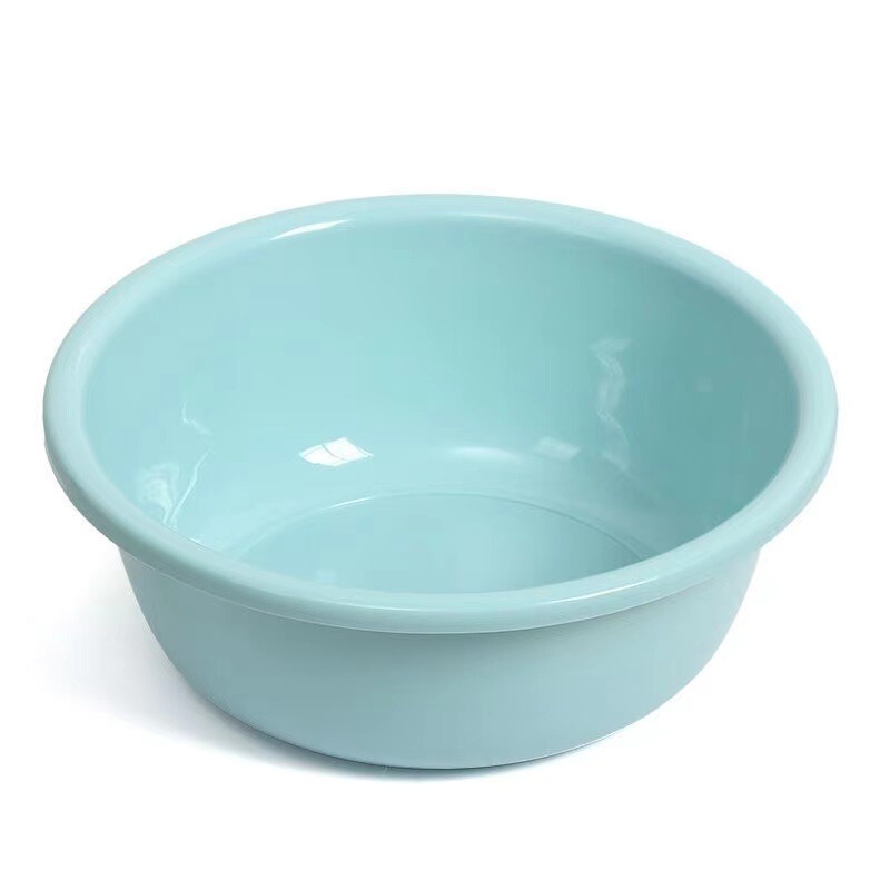 Household Plastic Basin Thickened Round Washbasin Student Dormitory Large Washing Basin Drop-resistant Durable Foot Washing Basin
