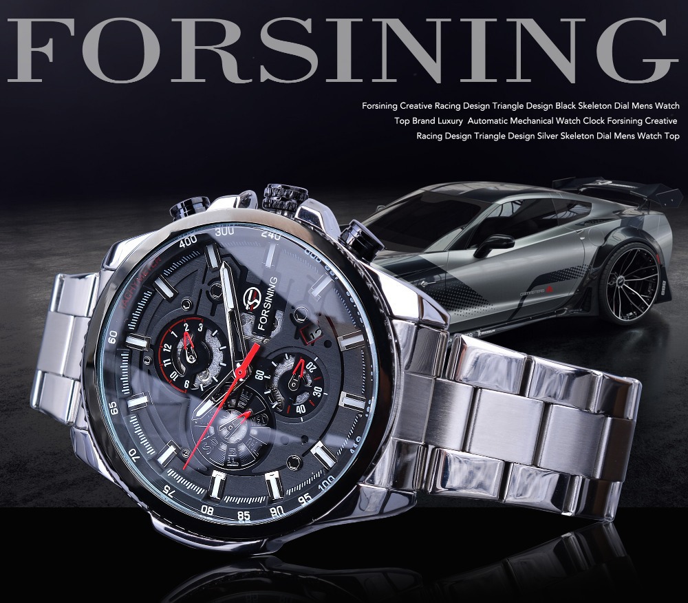 Men's Automatic Mechanical Watch With Multifunctional Dial Design_voghion.com