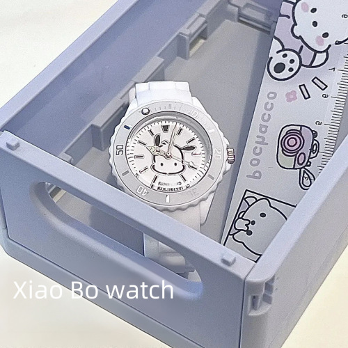 Ins Japanese-style niche design cute women's Pochaco dog cartoon high-quality watch for primary and middle school students