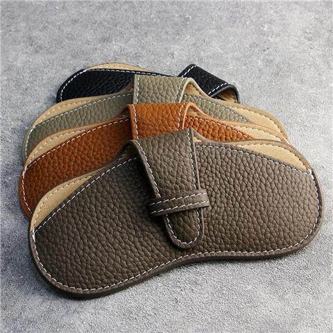 Glasses Bag Storage Case Sunglasses Clip Pu Leather Texture Protective Cover Ins Portable Women's Simple Glasses Pouch Glasses Bag Storage Case Sunglasses Clip Pu Leather Texture Protective Cover Ins Portable Women's Simple Glasses Pouch
