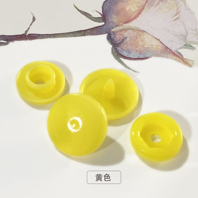 T3T5T8 impermeable con botón a presión de resina plástica, botones de ropa de bebé, botones invisibles, botones de color sin costura