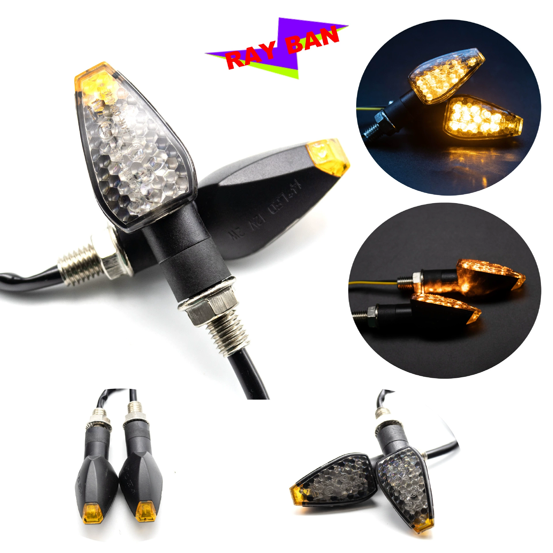 Трансграничная внешняя торговля 12 В мотоцикл Красная Шапочка поворотный свет сигнальная лампа