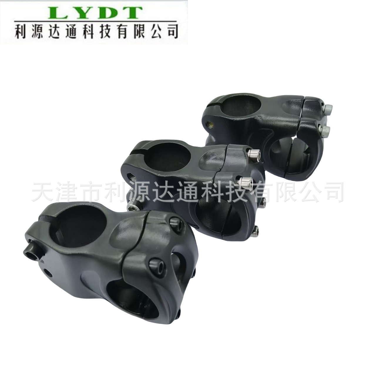 Aluminum alloy die-casting handle mountain bike short riser 35 × 31.8 × 28.6 head tube quick-drop car short tail piece