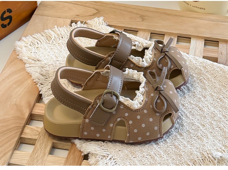 Mädchen Sandalen Mit Spitzenbesatz Und Weicher Sohle Für Kinder_voghion.com