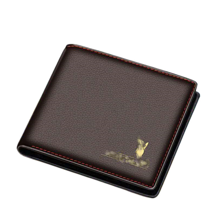 Men's Wallet Card Holder Integrated Short Wallet Men's Card Holder Men's Wallet Men's Card Holder Men's Short Clip Large Capacity