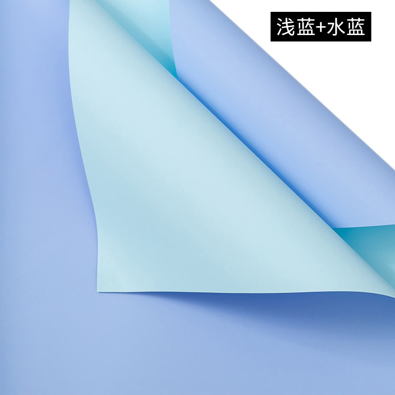 Papel de embalaje de ramo, papel de regalo de papel Ouya de dos colores, papel de regalo de flores, papel de bricolaje floral, papel de embalaje, papel de flores Han Su