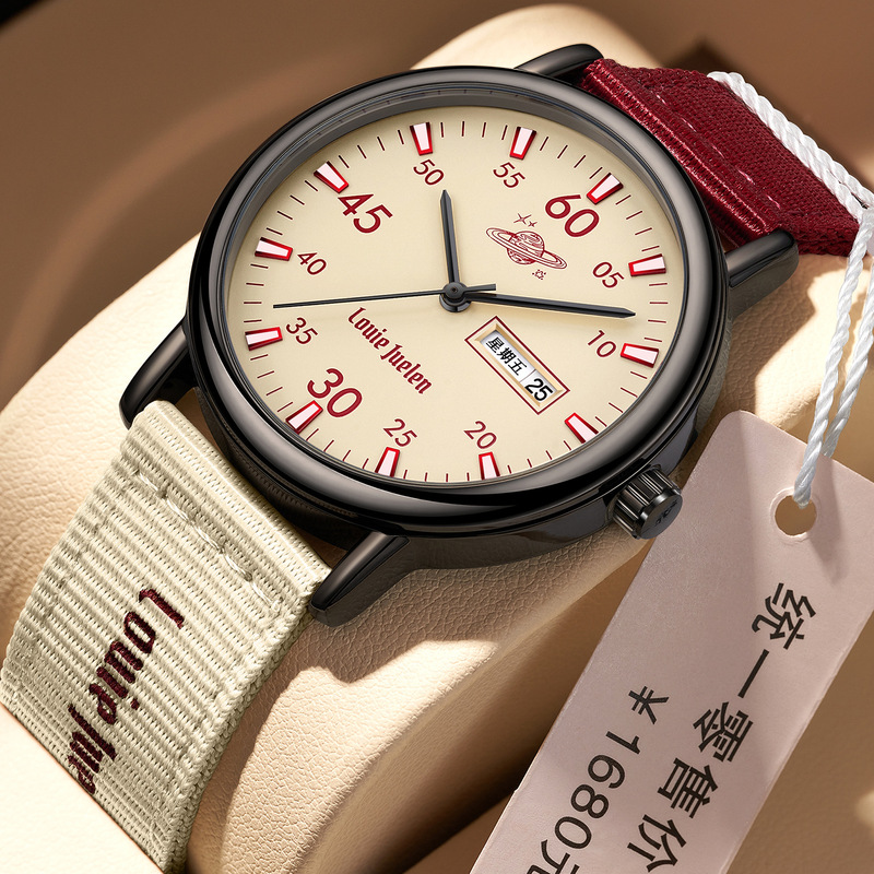Louie Juelen Men's and Women's Watches New Model Louis Juelen Brand Quartz Wristwatches Cross-Border Dropshipping