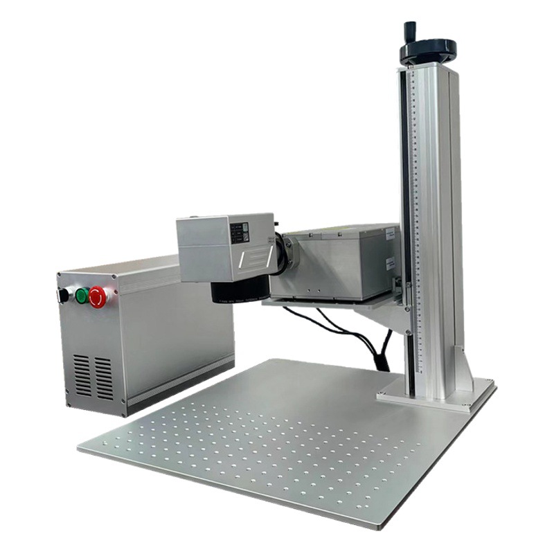 UV máquina de marcado láser de cerámica de vidrio ABS cargador máquina de grabado láser fecha QR impresora de inyección de tinta