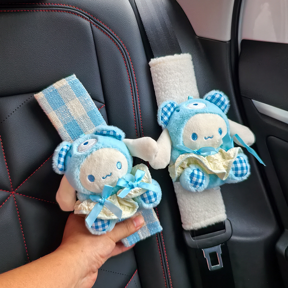 Funda Protectora para Cinturón de Seguridad de Auto de Peluche Decorativo