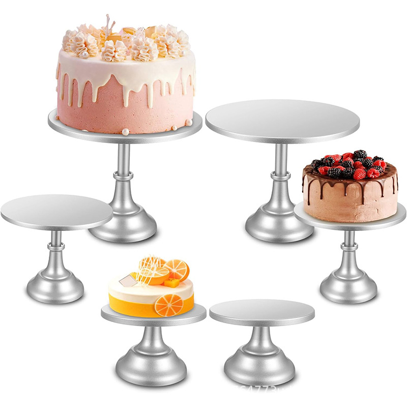 Amazon Venta caliente soporte de exhibición decoración pastel postre pastelería bandeja comida fría romper soporte de mesa té de la tarde