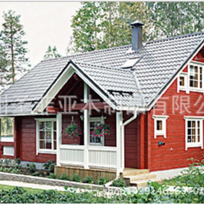 加工北欧休闲木质别墅园林景观木屋 移动木屋