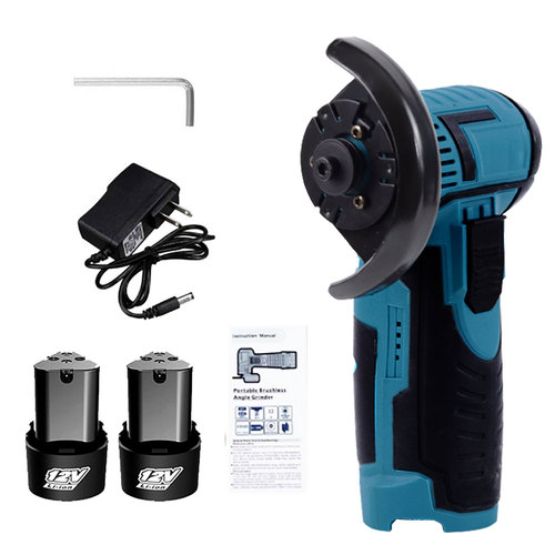 Mini handheld lithium battery angle grinder cutting machine grinding and polishing 12V household DIY tool carton