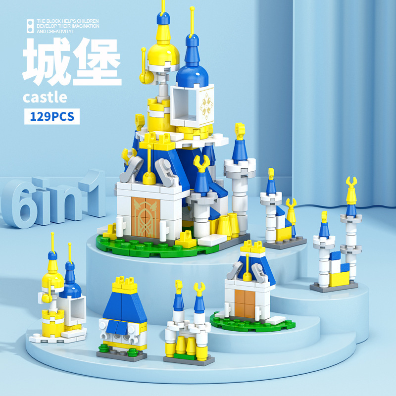 Lele Brothers 8970-71 Mecha Dinosaur Liuhe serie de adornos de juguetes de bloques de construcción para niños ensamblados image 16