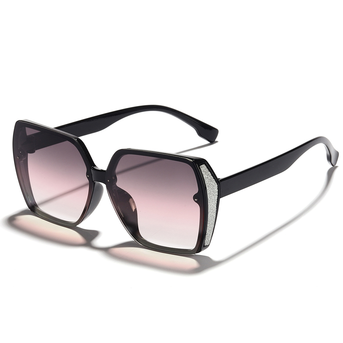 2022 Nueva celebridad de Internet mismo estilo gafas de sol personalidad europea y americana ins estilo gafas de sol mujeres de moda gran marco gran cara adelgazante 90949