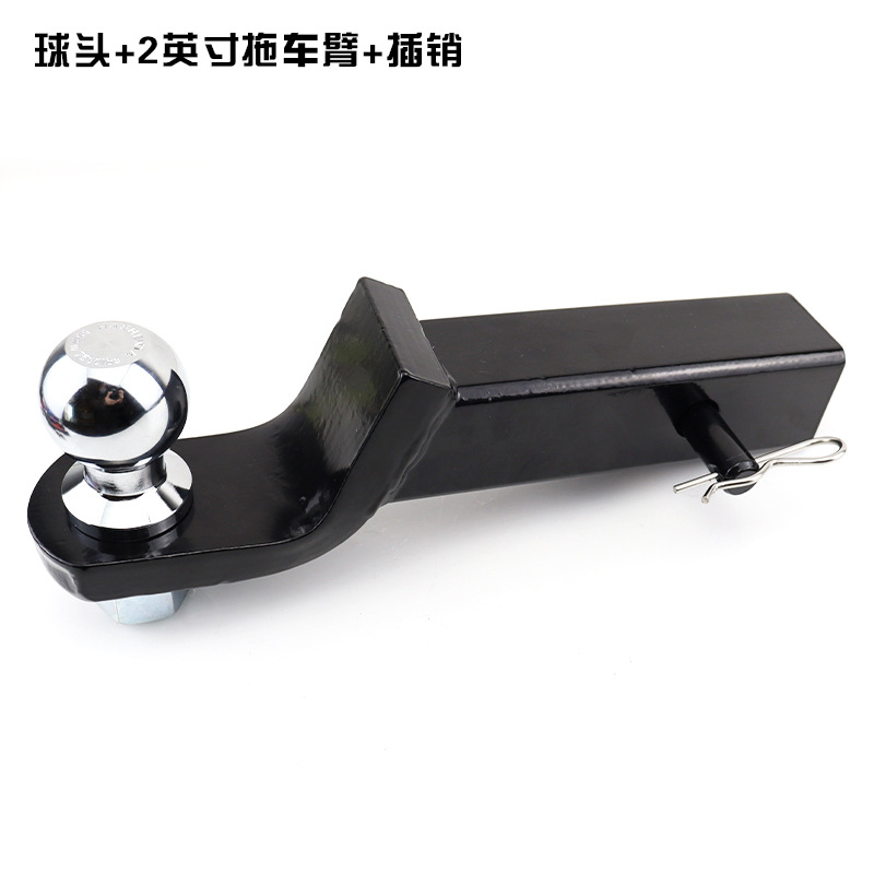 Fábrica directa de vehículos de modificación todoterreno accesorios caer 2 pulgadas 8 pulgadas brazo de remolque hueco negro rojo al por mayor