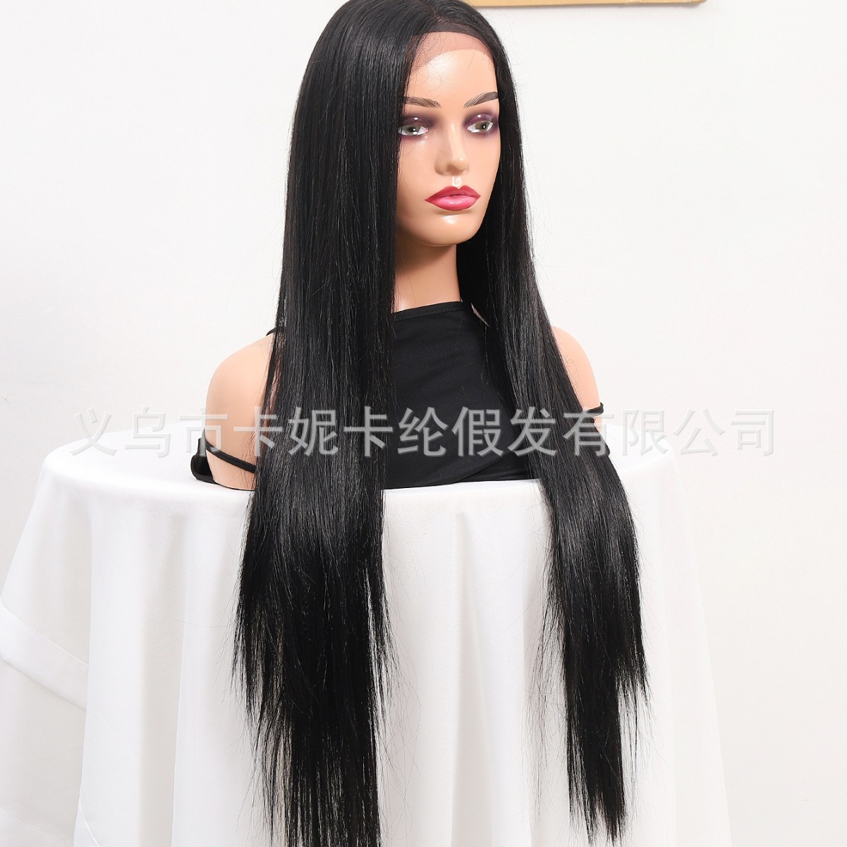 NEWLOOK nuevo estilo europeo y americano transfronterizo pelucas negras de cabello humano de encaje real.