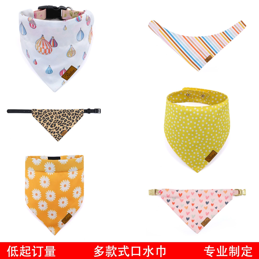 Новый продукт воротник слюны полотенце костюм товары для животных Собака липучка слюны полотенце ПВХ сплава пластиковые пряжки собака