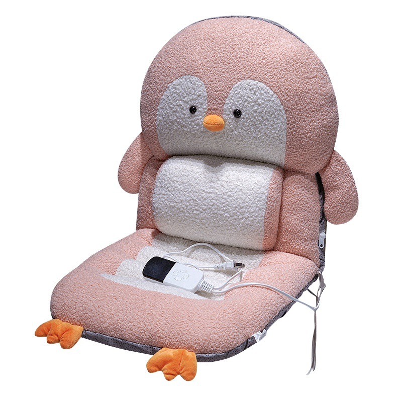Cojín de pingüino de oficina para estar sentado cojín de cintura asiento trasero en un cojín de trasero grueso calentamiento invierno
