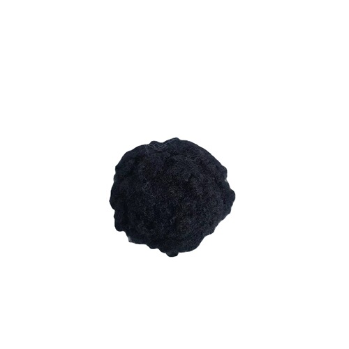 5 cm short woolen mohair ball, curly ball, plush black coal ball, colorful patchwork imitation Teddy bear ball, artificial plush