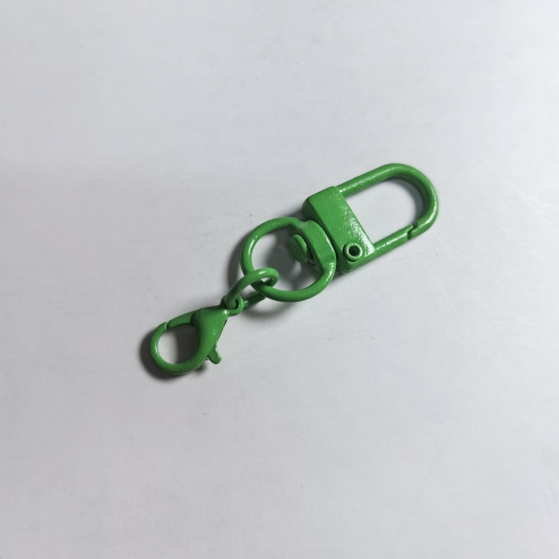 カラフルなペイント U 字型ドアバックル + ロブスタークラスプ diy 人形ぶら下げバックルバッグぶら下げチェーンバックルキーホルダージュエリーアクセサリー|undefined