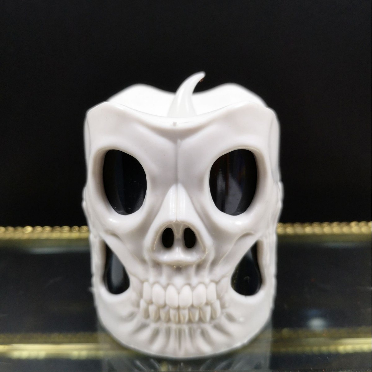 Decoración de linterna de calabaza de Halloween con luz LED digital, accesorios para fiestas, luz nocturna creativa.