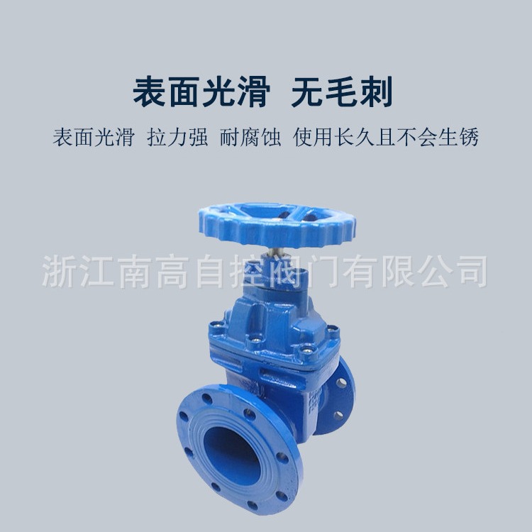 Z45X-10Q软密封闸阀Z45X球墨铸铁暗杆法兰弹性座封消防自来水阀门