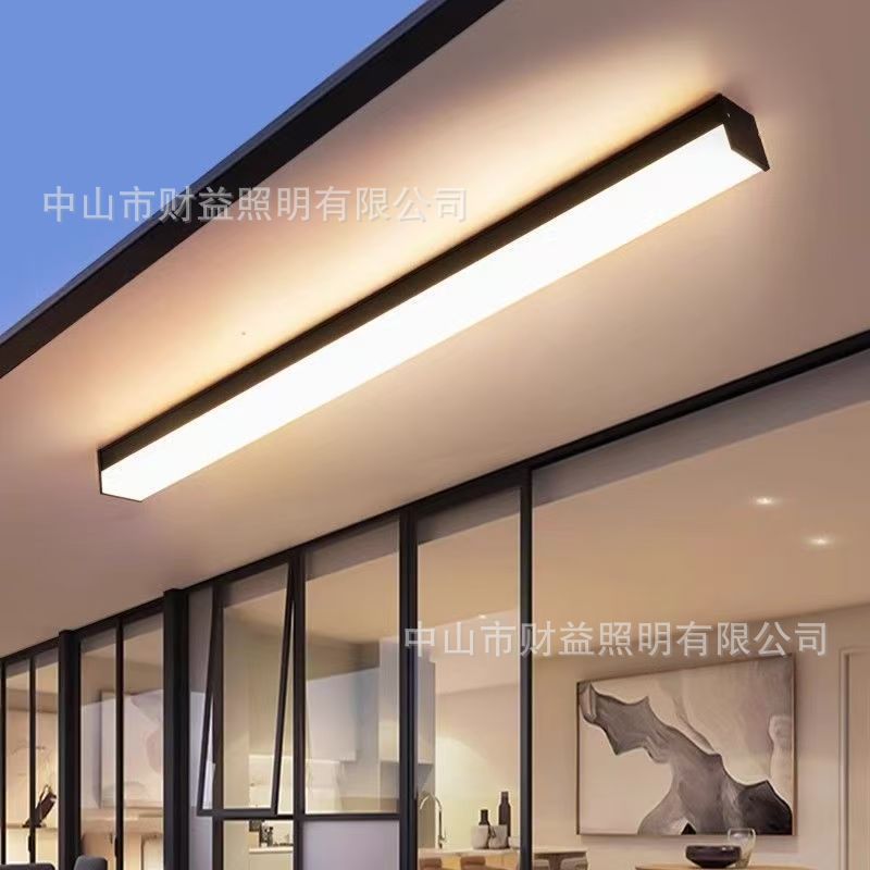 Outdoor Wall Lamp Waterproof Hotel Garden Wall Lighting Courtyard Led Villa Simple Modern Balcony Wall Lamp Strip