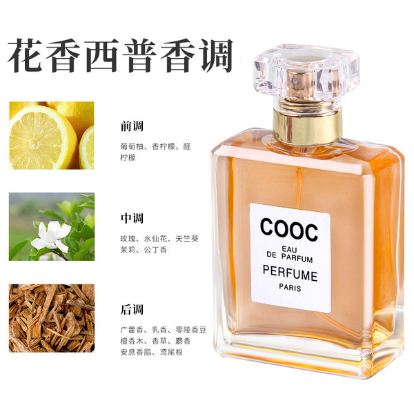 perfume strongly flavoured with a light fragrance