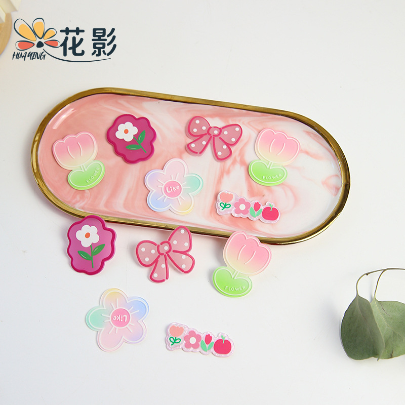 花影女神节七夕鲜花礼盒手提盒配件蛋糕装饰郁金香花朵配饰