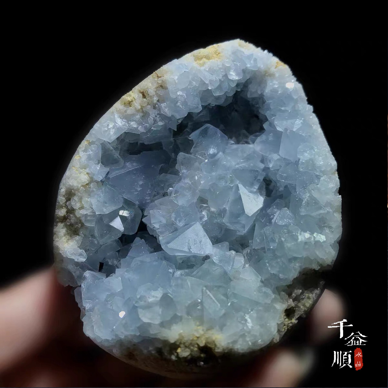 批发天青石天青簇蓝晶石原石天然矿物标本工艺品礼物水晶摆件水晶