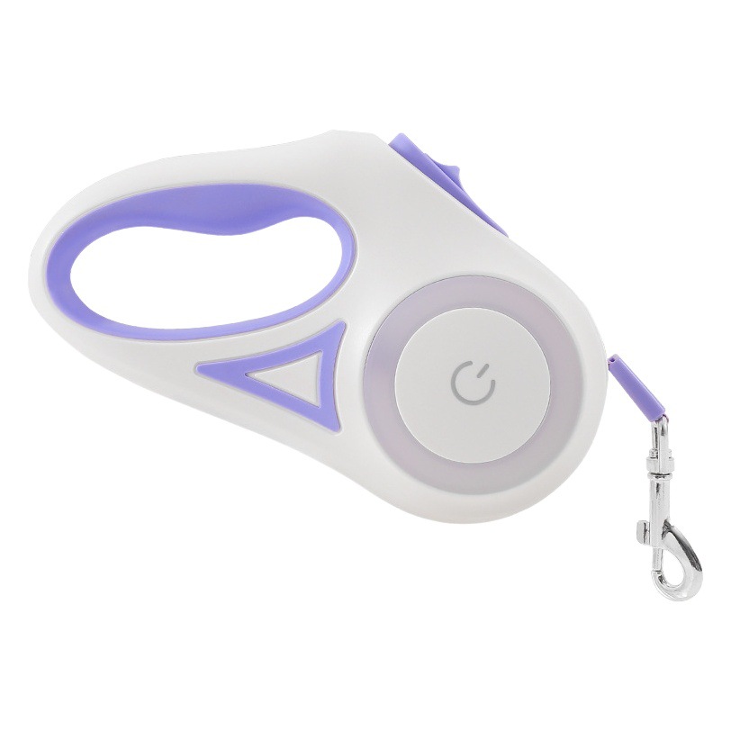 Nuevo LED luminoso correa de perro correa para mascotas correa de perro retráctil automática correa de perro suministros para perros cuerda