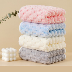 Coral velvet towels, non shedding, household adult hair dryers, quick-drying, shower, face towels, factory wholesale