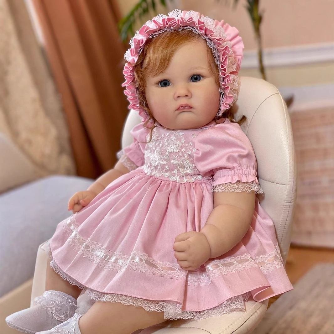 Npk60cm simulación niña bebé Charlotte reborn muñeca transfronteriza e-commerce suministro de una sola pieza de entrega