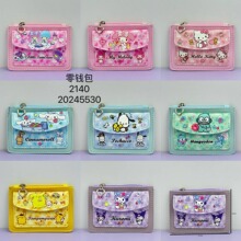 日系少女心库洛米帕恰狗PU拉链卡套卡通玉桂狗多卡位零钱收纳卡包