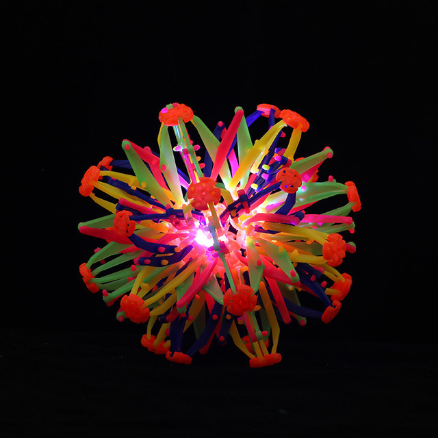 Bola de floración grande bola telescópica bola mágica de mano bola más grande y más pequeña bola dispersa Bola de flores bola creativa juguete para niños