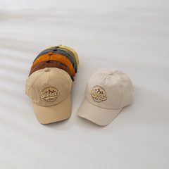 兒童帽子春夏新款韓版個性字母遮陽鴨舌帽戶外出遊登山防曬棒球帽