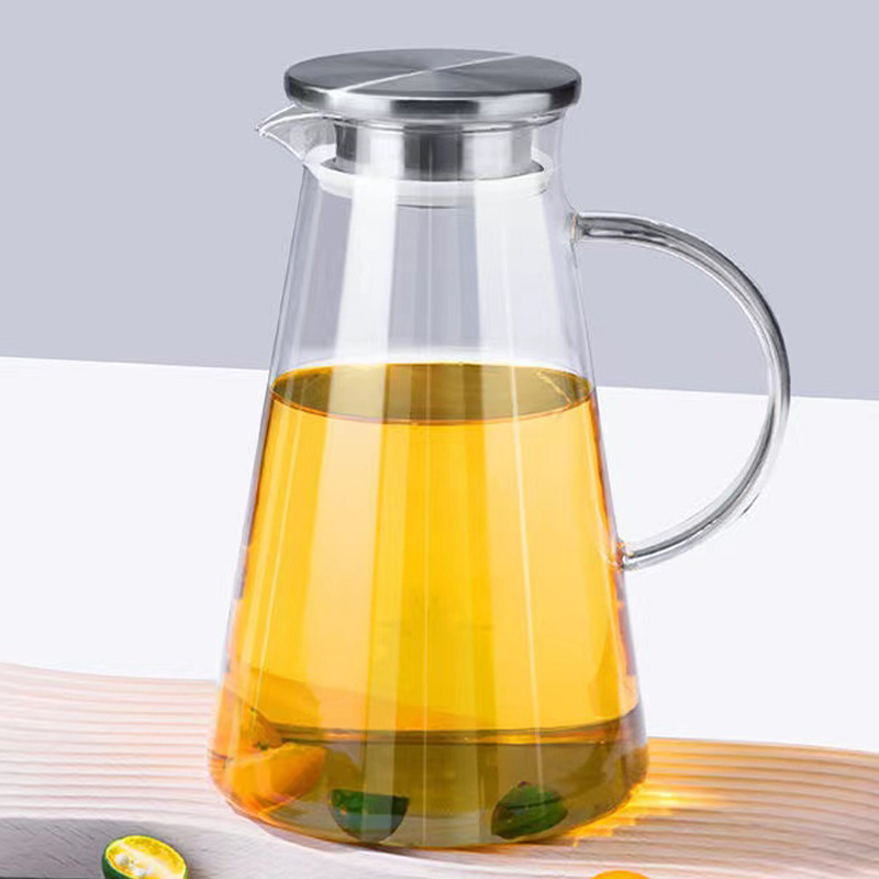 Hervidor frío de alto valor, hervidor de vidrio, resistente a altas temperaturas, taza de agua hervida fría para el hogar, tetera, juego de hervidor de gran capacidad image 7