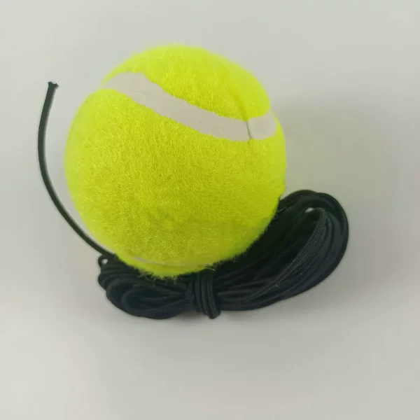 Tennis ball with string