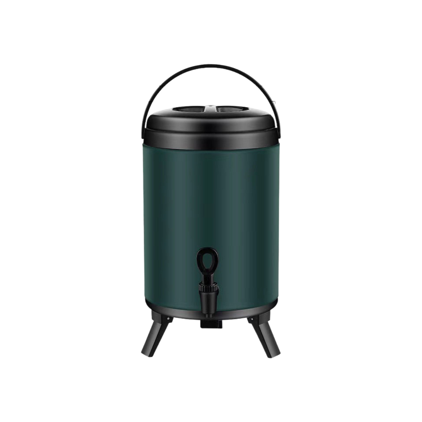Barril de té de leche de acero inoxidable, barril de té de leche de soja para desayuno, barril de té de refrigeración de leche de soja, gran capacidad comercial, barril de aislamiento térmico integral