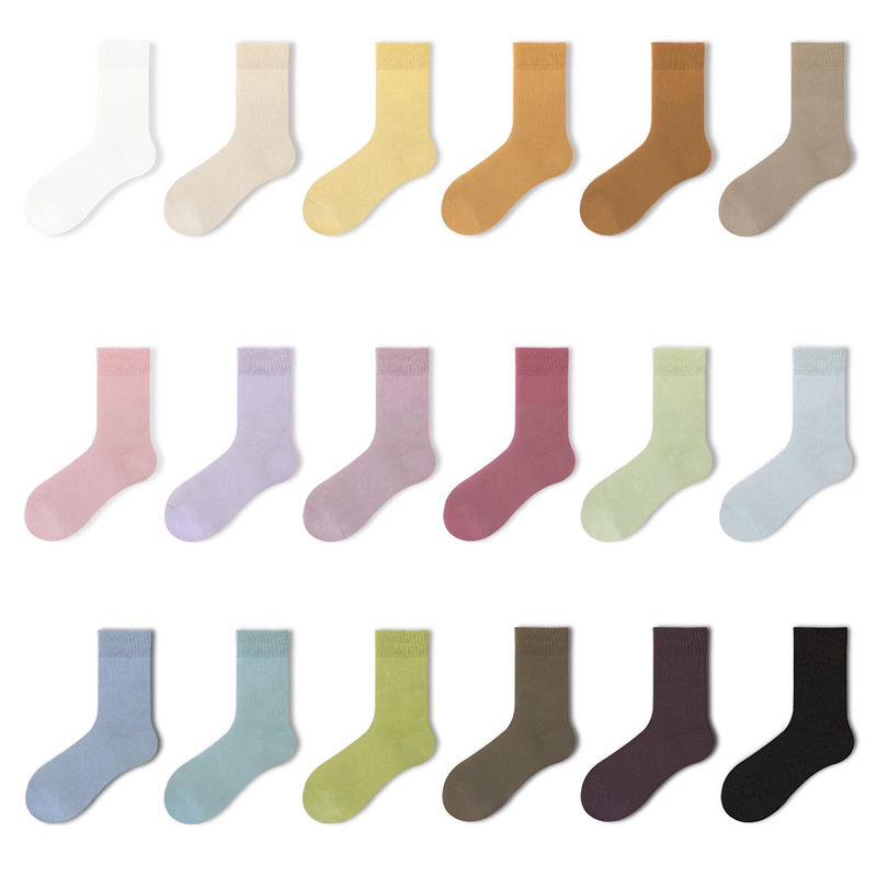 [New] socks women's socks autumn white moon pile socks antibacterial spring and autumn loafers women's stockings